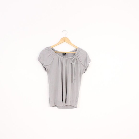 *Espirit Grey T Shirt with Tie - Picture 3 of 6
